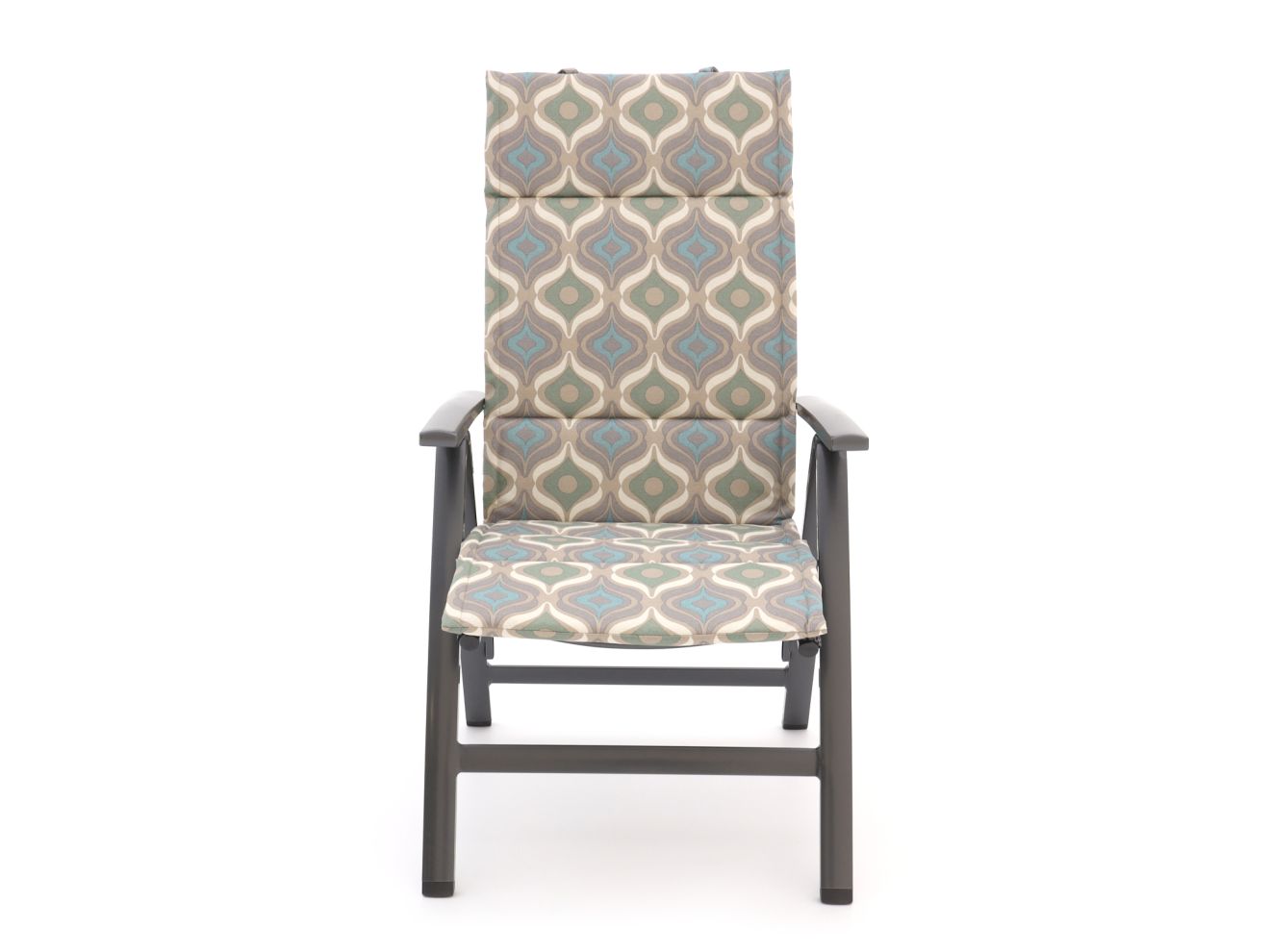 Madison Auflage Hochlehner dünn 125x50  cm Taupe 125x50cm