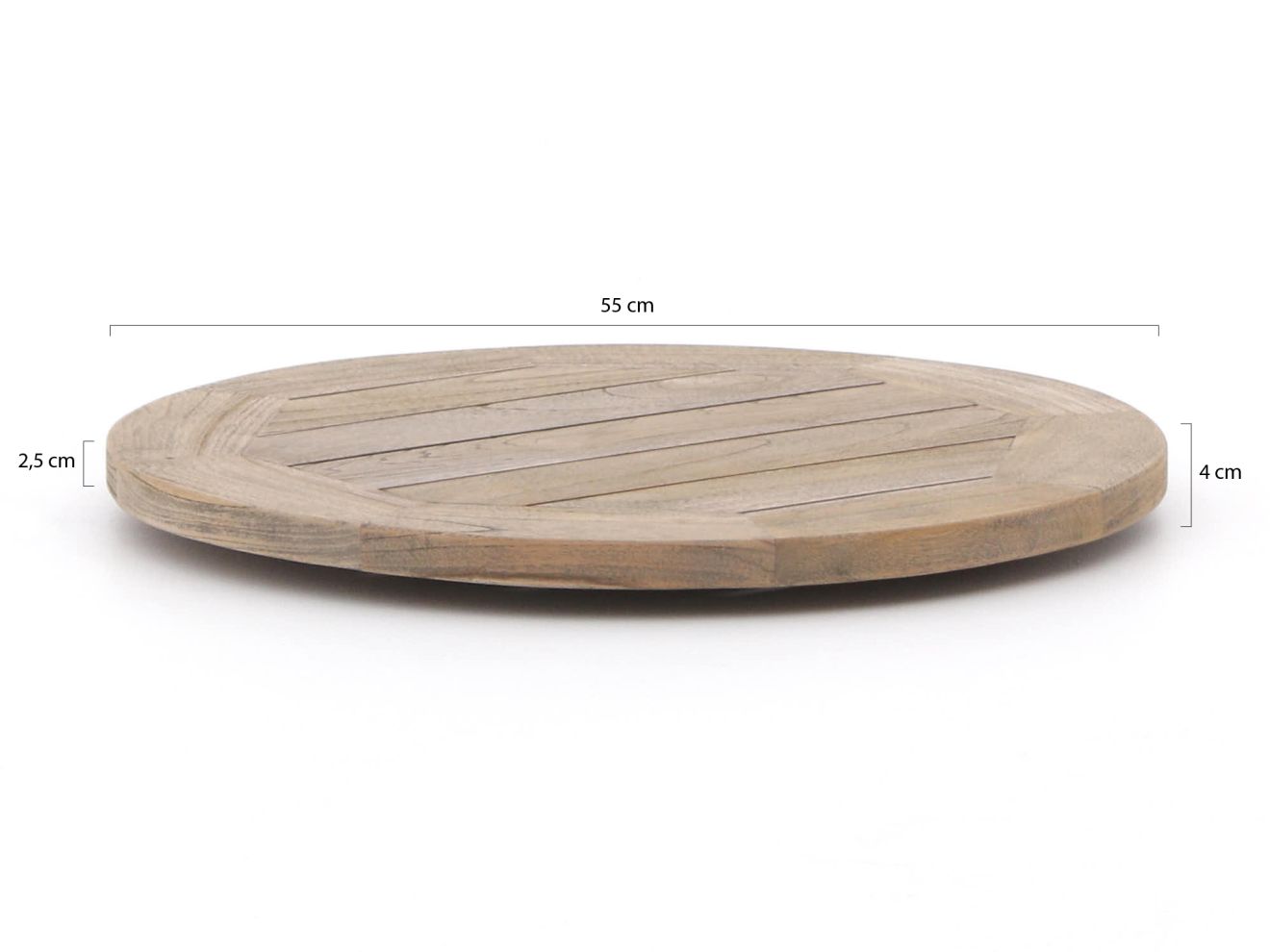 ROUGH-X Lazy Susan Drehtablett ø 55 cm Braun 55cm Rabatt: 25 %