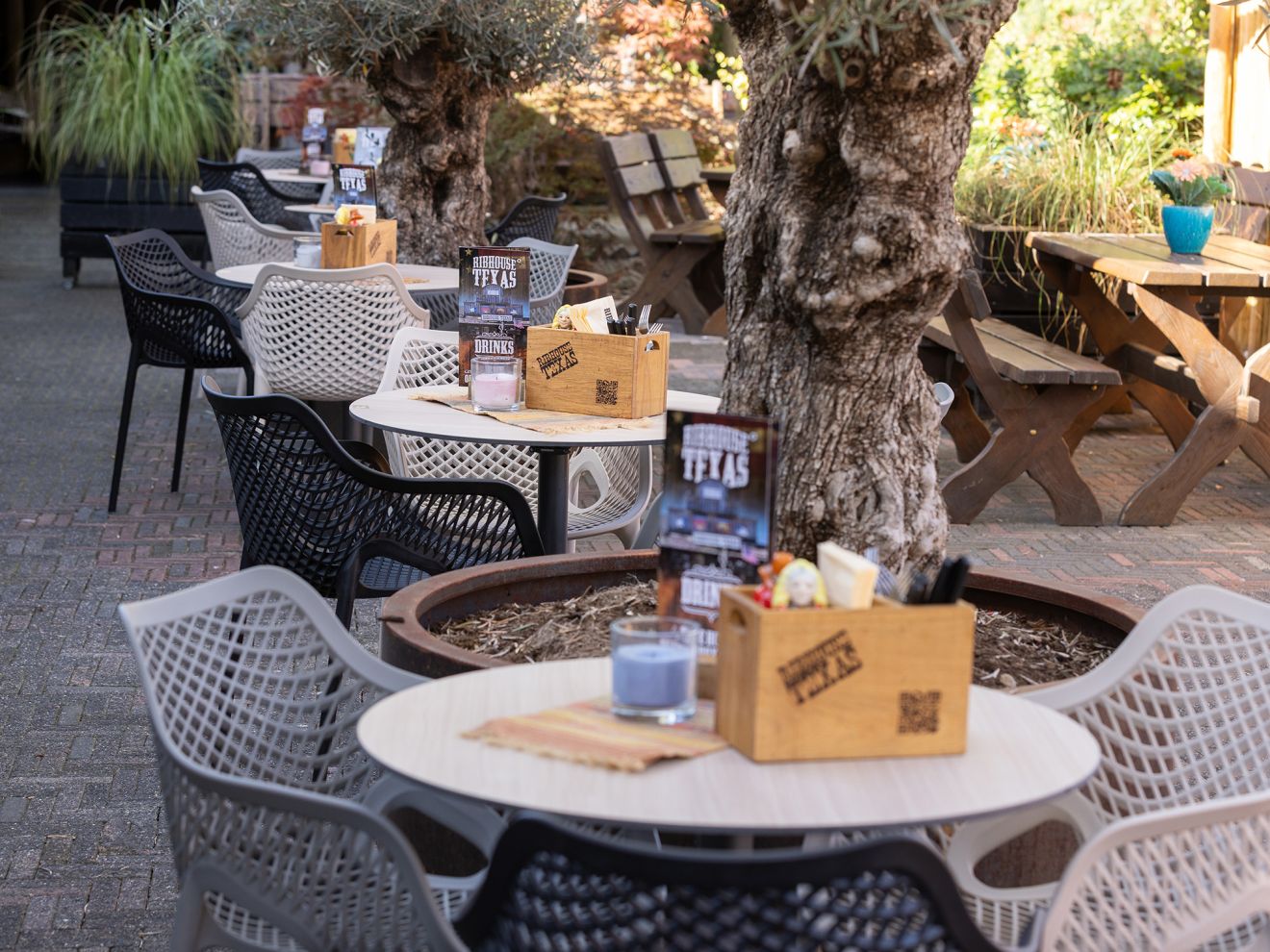 Forza Ripi/Sestino 160 cm Gartenmöbel-Set 5-teilig stapelbar Weiß  Rabatt: 20 %