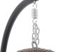 Manifesto Ortello Cocoon Hängesessel mit Gestell - Taupe - Beige - Braun - Polyrattan