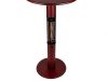 Monti HeatLine Vibe Bartisch mit Heizstrahler 1500 W ø 60 cm (h: 110 cm) - Rot