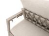 Tierra Outdoor Oasis Sessel-Sofa Lounge-Set 4-teilig verstellbar