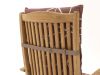 Madison Hochlehner Auflage 120x50 cm - Graphic Red Natural Outdoor Finishing