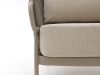 Tierra Outdoor Nuri Gartensofa 3-Sitzer 227 cm - Champagne (inkl. Kissen)