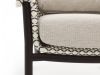 Zavelli Cuore Gartenstuhl - Taupe - Beige - Braun - Polyrattan