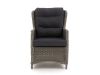 Intenso Milano Dining Gartensessel - Grau - Anthrazit - Polyrattan