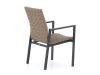 Manifesto Villongo Gartenstuhl stapelbar - Taupe - Beige - Braun - Polyrattan