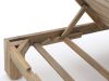 ROUGH-X Gartenliege - Old Teak Greywash - Holz