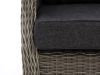 Intenso Milano Dining Gartensessel - Grau - Anthrazit - Polyrattan