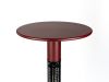 Monti HeatLine Vibe Bartisch mit Heizstrahler 1500 W ø 60 cm (h: 110 cm) - Rot