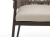 SUNS Santorini Gartenstuhl - Taupe - Beige - Braun - Rope (Seil)