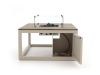 Cosiraw Lounge Feuertisch 100x100x55 cm - Aluminium