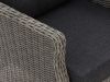 Intenso Milano Dining Gartensessel - Grau - Anthrazit - Polyrattan