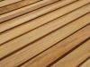 Cosibridge lounge Feuertisch 140x80x50 cm - Teak (inkl. Glas)