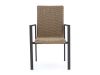 Manifesto Villongo Gartenstuhl stapelbar - Taupe - Beige - Braun - Polyrattan