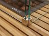 Cosibridge lounge Feuertisch 140x80x50 cm - Teak (inkl. Glas)