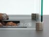 Cosiraw Lounge Feuertisch 100x100x55 cm - Charcoal (Tischplatte = Aluminium Charcoal) (inkl. Glas)