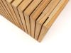 Cosibridge lounge Feuertisch 140x80x50 cm - Teak (inkl. Glas)