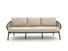 Apple Bee Pine Key/Tonga Sessel-Sofa Lounge-Set 5-teilig 6-Sitzer