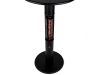 Monti HeatLine Vibe Bartisch mit Heizstrahler 1500 W ø 60 cm (h: 110 cm) - Schwarz