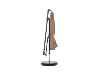 Glatz Sunwing Casa Ampelschirm ø 300 cm - Taupe -Aluminium -(151) (inkl. Shadowline Sonnenschirmständer) (inkl. Schutzhülle)