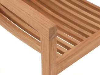 Sunyard Jakarta Gartenstuhl stapelbar - Natur Teakholz - Teakholz