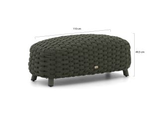 Manifesto Pergine Gartenhocker 49,5x110 cm - Moss Green
