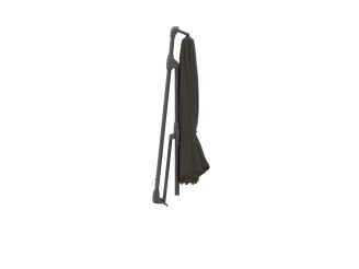 Glatz Sunwing Casa Ampelschirm ø 330 cm - Anthrazit -Aluminium - (155) (inkl. Terra Easyfoot) (inkl. Schutzhülle)