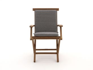 Auflage 83x42 cm für Klappstuhl Country/Leeds - Grau Melange