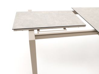 Tierra Outdoor Trespa Gartentisch ausziehbar 160/220x100x75 cm - Kunststoff