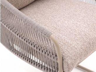 SUNS Noli Gartenstuhl - Taupe - Beige - Braun - Rope (Seil)