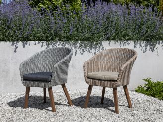 Intenso Tropea Gartensessel - Grau - Anthrazit - Polyrattan
