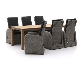Intenso Umbria/ROUGH-S 220 cm Gartenmöbel-Set 7-teilig verstellbar