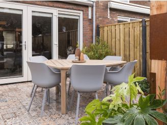 Hartman Sophie Element/Rough-S Triangular 170 cm Gartenmöbel-Set 7-teilig