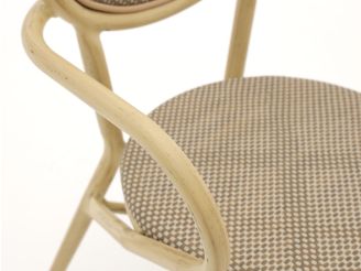 Forza Monate Gartenstuhl stapelbar - Taupe - Beige - Braun - Polyrattan