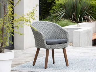 Intenso Tropea Gartensessel - Grau - Anthrazit - Polyrattan