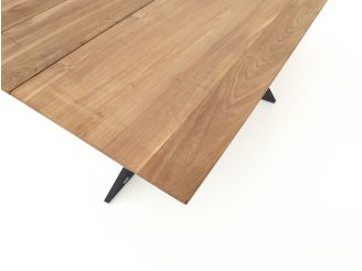 Bellagio Furato Gartentisch 220x100 cm - Teakholz