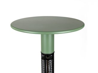 Monti HeatLine Vibe Bartisch mit Heizstrahler 1500 W ø 60 cm (h: 110 cm) - Grün