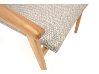 SUNS Florine Gartenstuhl stapelbar - Grau - Anthrazit - Outdoor Textil