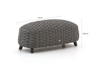 Manifesto Pergine Gartenhocker 49,5x110 cm - Dark Grey