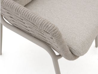 SUNS Casto Gartenstuhl - Taupe - Beige - Braun - Rope (Seil)