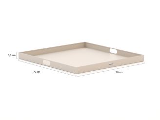Manifesto Tablett 70x70 cm - Camel Sand