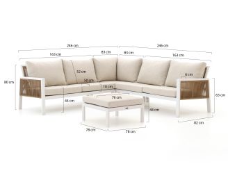 Manifesto Alzano Ecklounge-Set 4-teilig