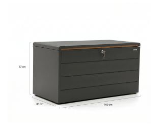 Kees Smit Brava Gartenbox 160 - Green (840 Liter)