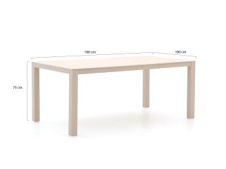 SUNS Fiave/Monte Vari 180 cm Gartenmöbel-Set 5-teilig