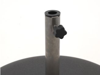Sonnenschirmständer 40 kg Beton - Rund/Anthrazit für Rohrdurchmesser ø 25-44 mm