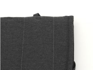 Fiber Outdoor Kissen für Gartenliege 200x65 cm - Dunkelgrau Melange