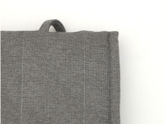 Fiber Outdoor Kissen für Gartenliege 200x65 cm - Grau Melange
