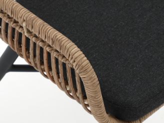 Intenso Asti Gartenstuhl - Taupe - Beige - Braun - Polyrattan