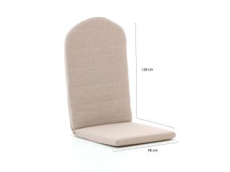 Adirondack Auflage für Bearchair 128x48 cm - Sand Melange